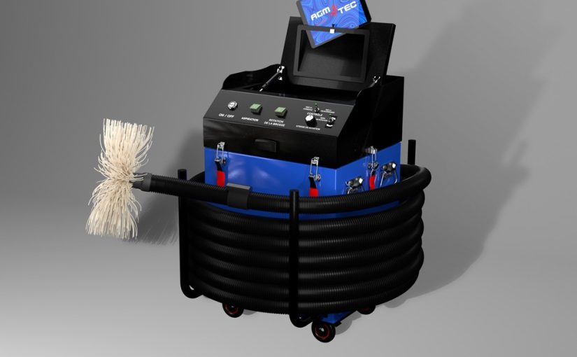 Aspicam – Aspirateur nettoyeur de gaine de ventilation avec caméra