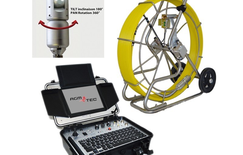 La nouvelle caméra d’inspection de drain français – rotative et panoramique!