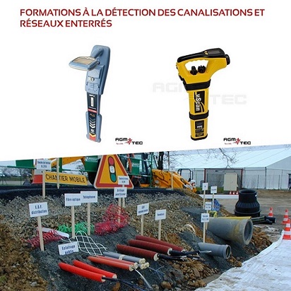 détection des canalisations enterrées