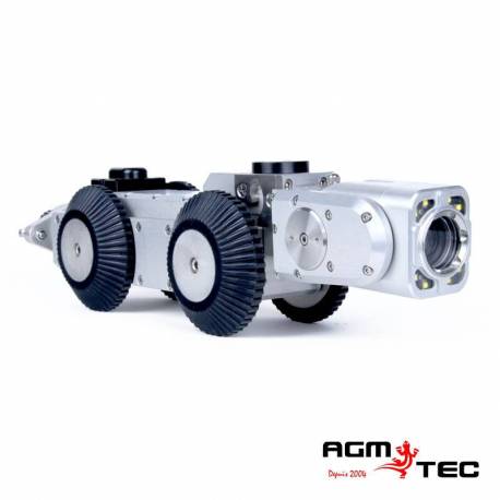 Découvrez le robot de réhabilitation de réseaux de canalisations équipé de la caméra robotisée 300 AX-ITV AGM-TEC