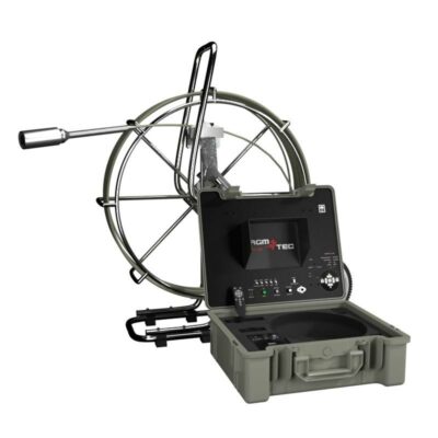 Tubicam® XL - Caméra d'Inspection de Canalisations Ø60 à Ø400mm | Jonc 60-120m | Technologie Fil d'Eau