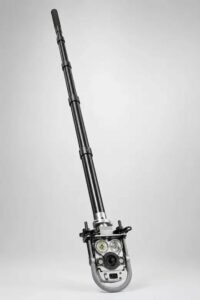 Endoscope Perizoom d'AGM TEC sur longue perche télescopique, tête caméra éclairée et mât déployé